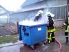 Brand eines Papiercontainers in Mülsen OT St. Micheln Bild: 1